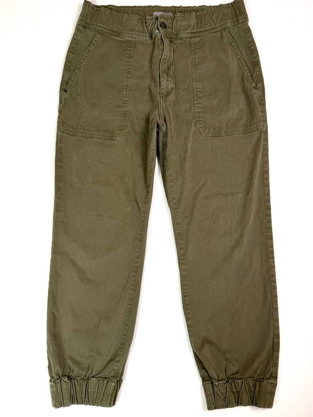 DL1961 Laura Jogger Size 29 Larimore Olive Green High Rise Utility Pants
